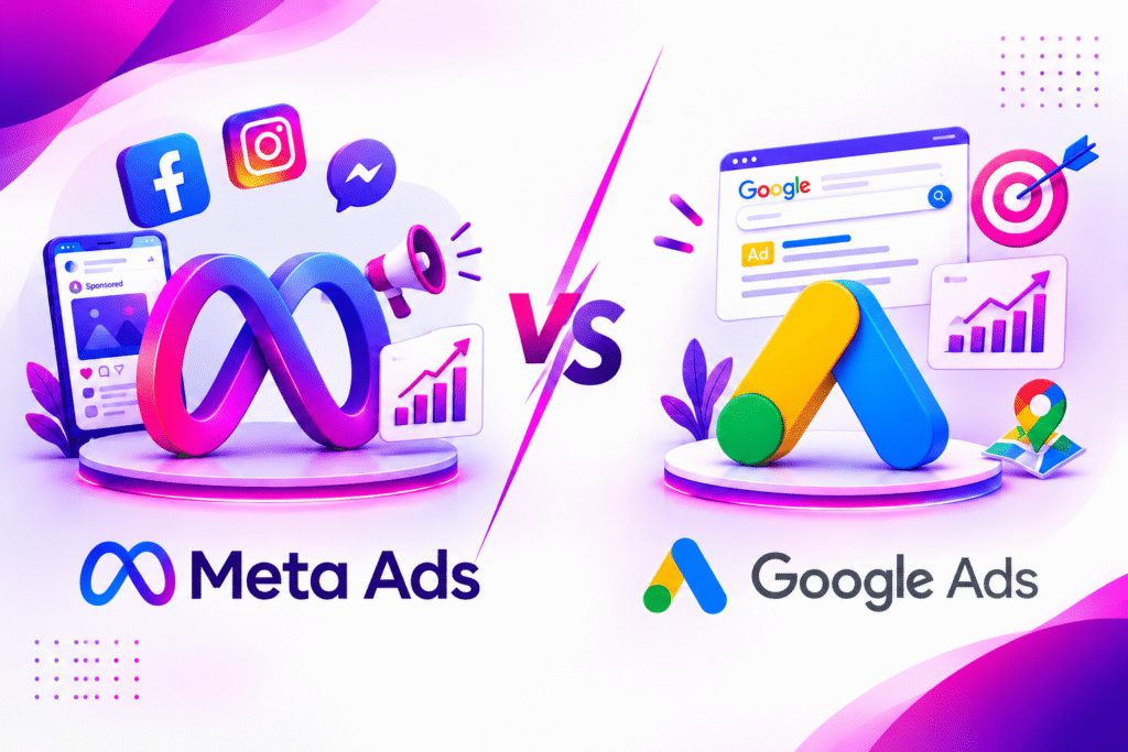 Meta ads vs Google ads